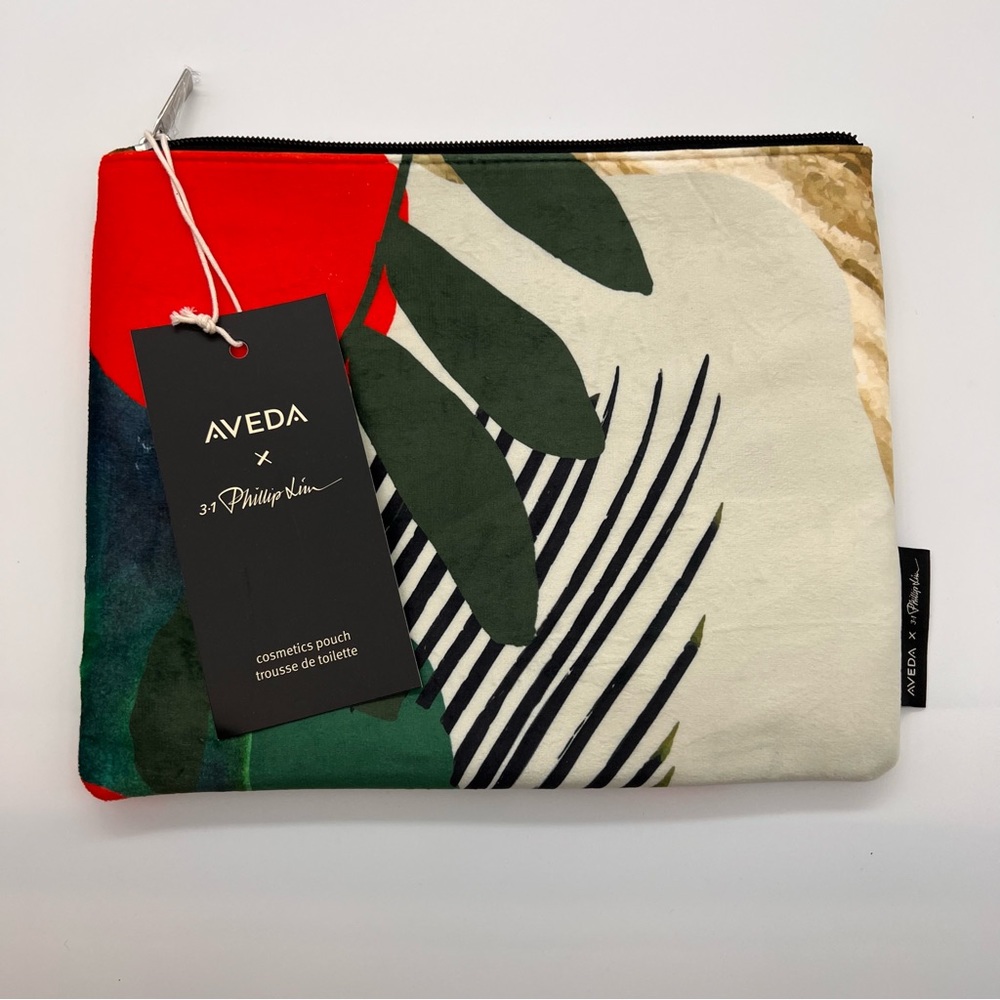 Aveda x Phillip Lim cosmetics pouch.